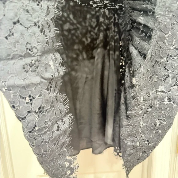 J. Crew Charcoal Lace Long Sleeve Dress - Picture 9 of 12